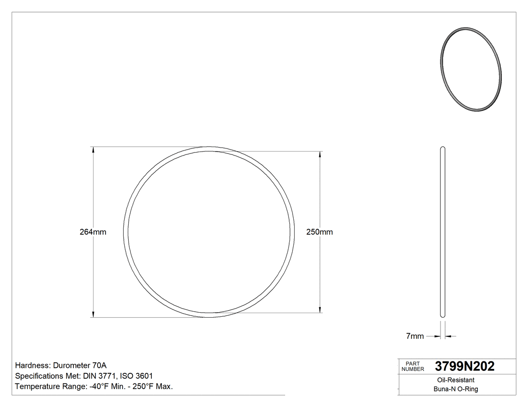 Technical drawing - 3799N202